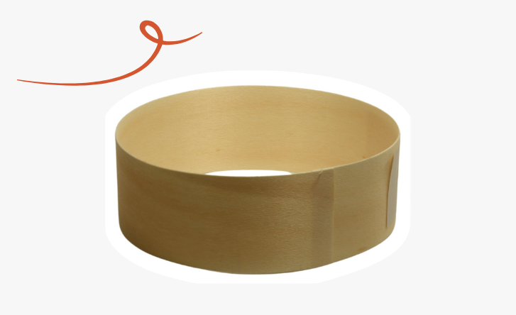 Wooden circle for cooking